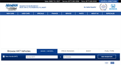 Desktop Screenshot of hendrickhondabradenton.com